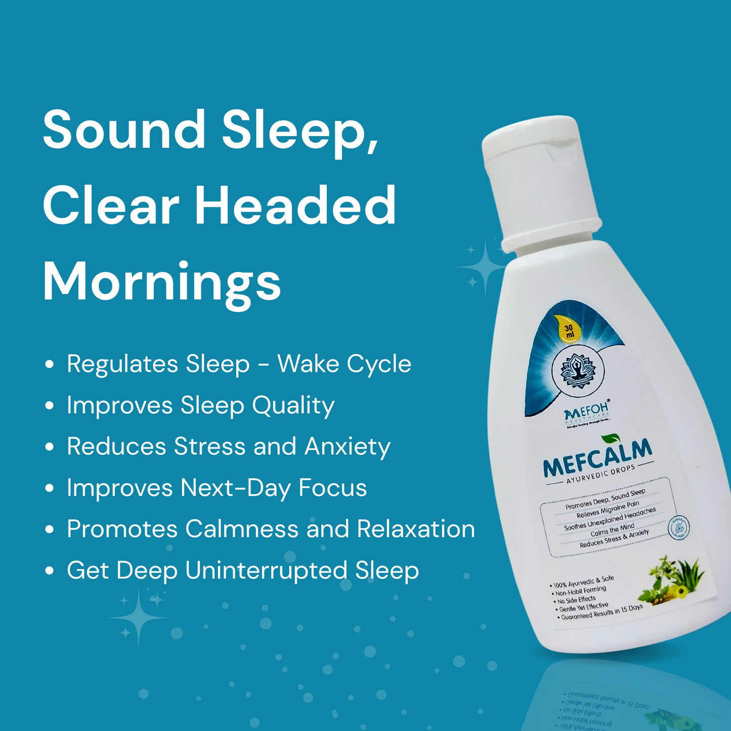 MEFCALM Drops तनाव कम करें, नींद बेहतर बनाएं